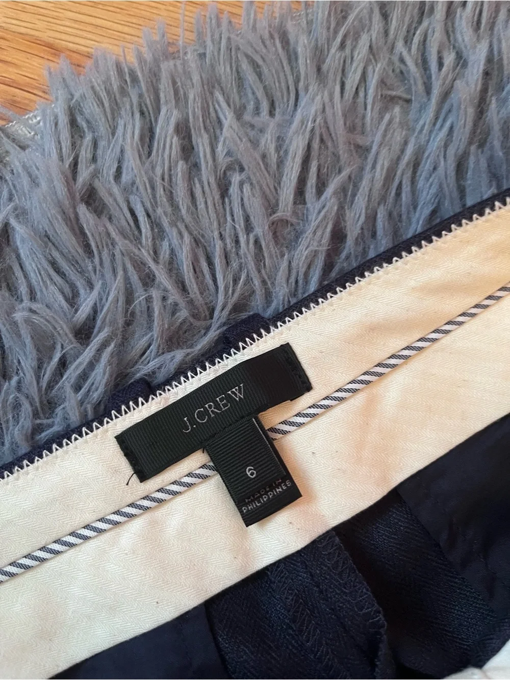 J.Crew Navy Gazebo Linen Wide Leg Cropped Pants Size 6